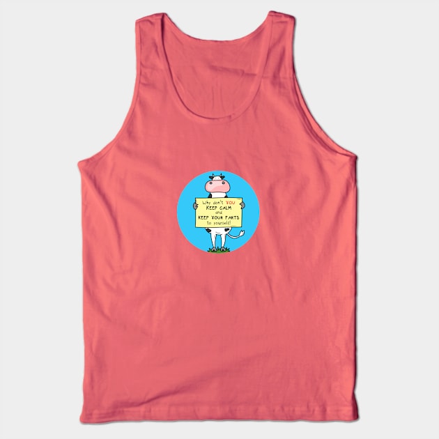 Keep Calm Tank Top by Otterlyalice